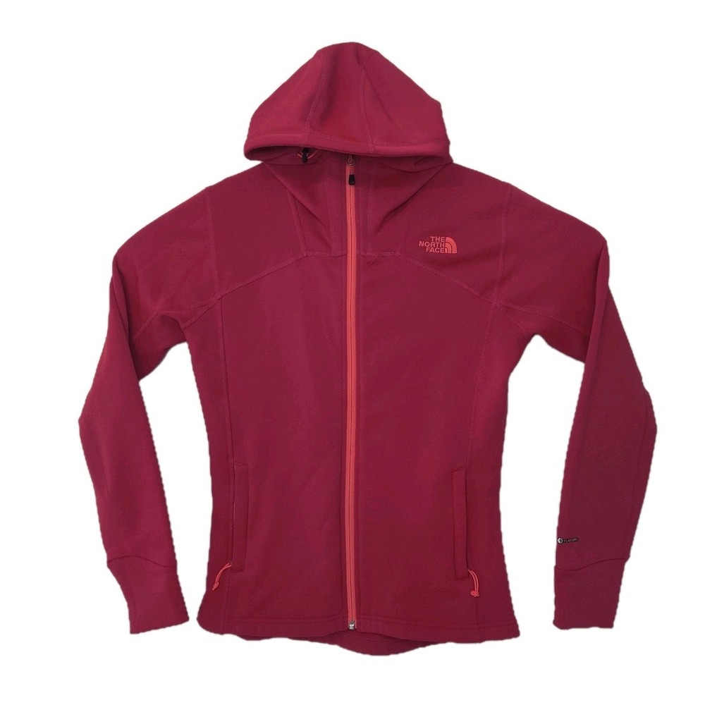 The North Face Jacket Womens Small Hot Pink Flash Dry Full Zip Hoodie Outdoor